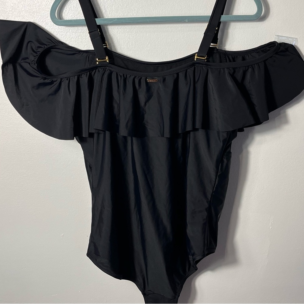 Raisins Curve Tortuga One Piece Black Swimsuit 20W - Picture 2 of 13